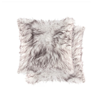 Belton Animal Print Faux Fur Throw Pillow