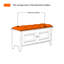  Banc de rangement pour chaussures en cuir de style rétro-111819232