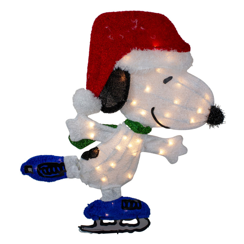 Décoration de Noël d'extérieur 24 po Snoopy