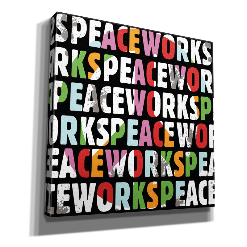  «Razor Sharp» par Erin Clark, art mural sur toile, 37 po x 37 po