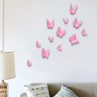 Décalcomanie murale papillon 3d