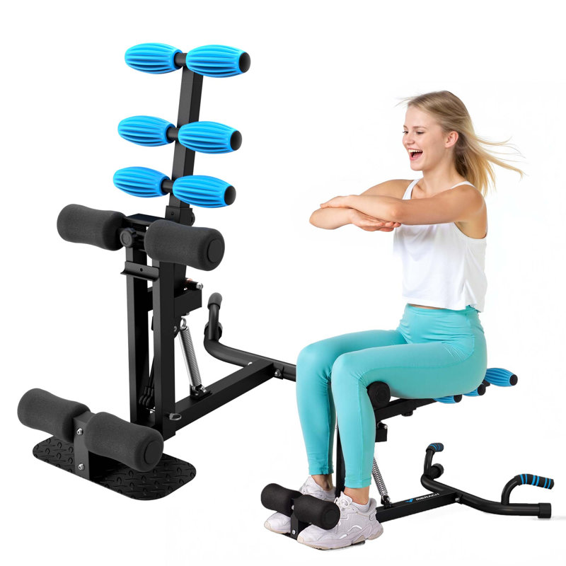 MERACH Deep Squat Machine for Women, Adjustable Glutes Trainer Machine, Core & Leg Exercise, Push Up Board Workout Equipment at Home Gym