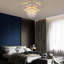 Lustre carré à 1 lumière DEL avec accents Crytal Daevaughn-1002479053