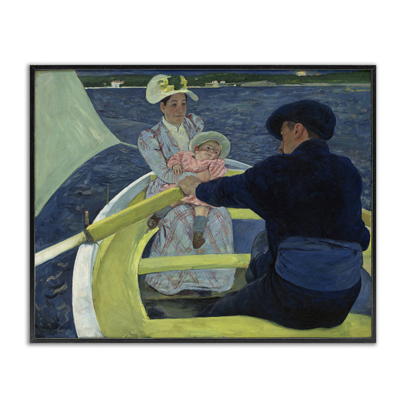 Giclée classique par One1000paintings, H 11 po x l 14 po, Giclée encadrée noir minuit