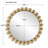 Asana Metal Round Wall Mirror-2126998652