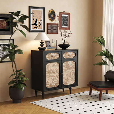 Buffet rétro de style chinois minimaliste