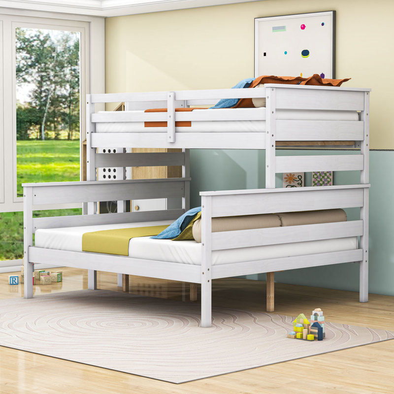 Lit superposé Jarie Kids, Simple TG sur grand, Blanc