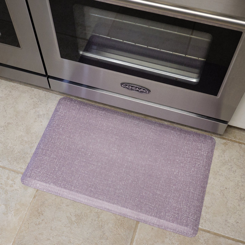 Anti-Fatigue Wellness Mats - Basics by Wayfair™, Rectangle 1'5" x 2'4", Gray