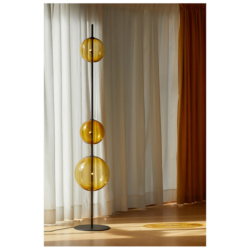 Point Floor Lamp Modular Amber, Amber
