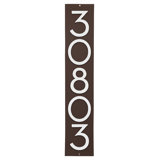 Floating Modern 4" Number Vertical Address Plaque (5 Digits)