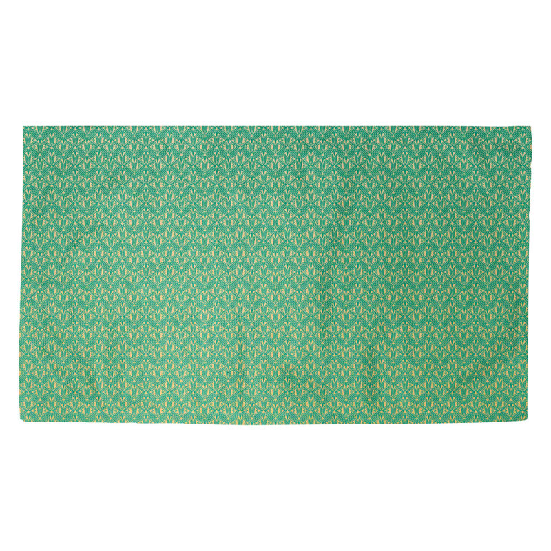 Tapis vert/jaune Avicia, Rectangle 2 pi 2 po x 3 pi 4 po