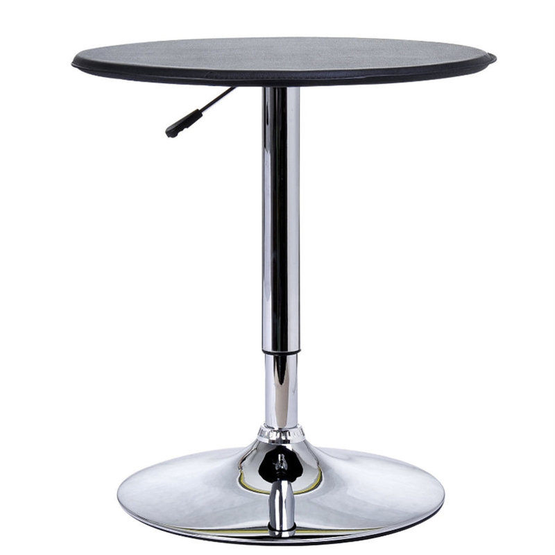 Round Metal Dining Table, Black