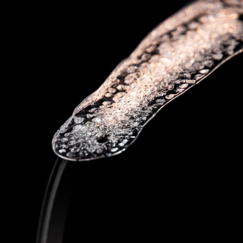 Glissade LED Arched Table Lamp by Andy Morter, Oil Rubbed Bronze