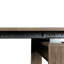 Console extensible, extensible 118,50 po, option de bureau fonctionnel, 117,68 x 35,84 x 31,54 po, table brune, matériau polyvalent pour la maison, poids de 125,66 lb,-686208322