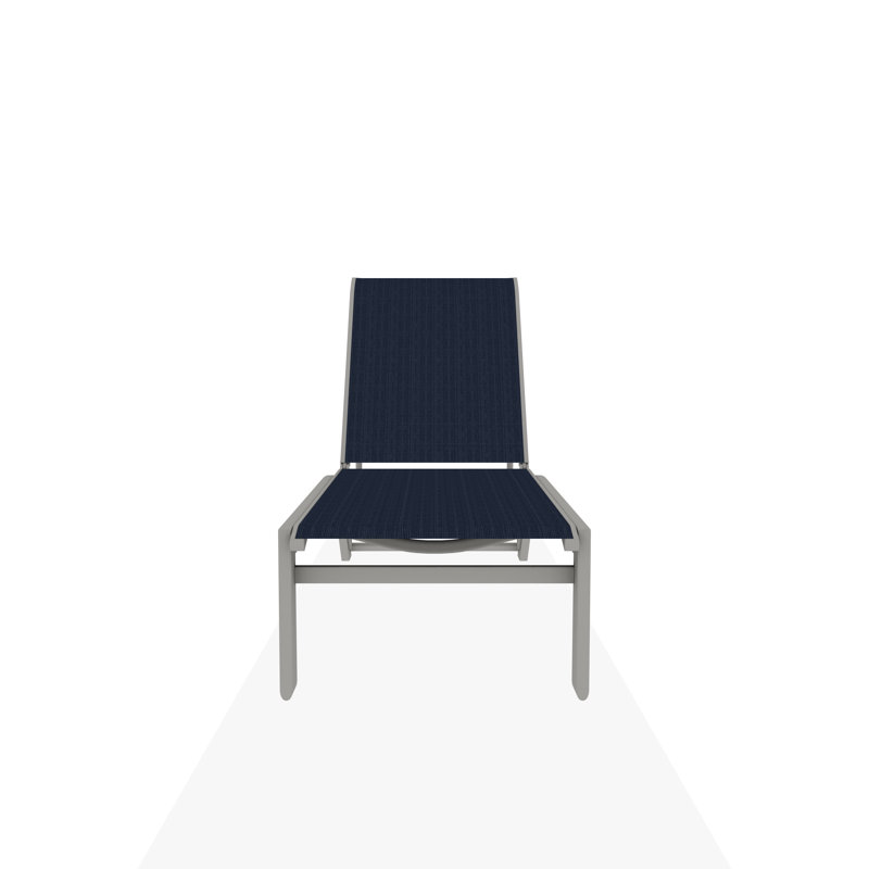 Chaise longue Kendall Sling, Neige, Mavi
