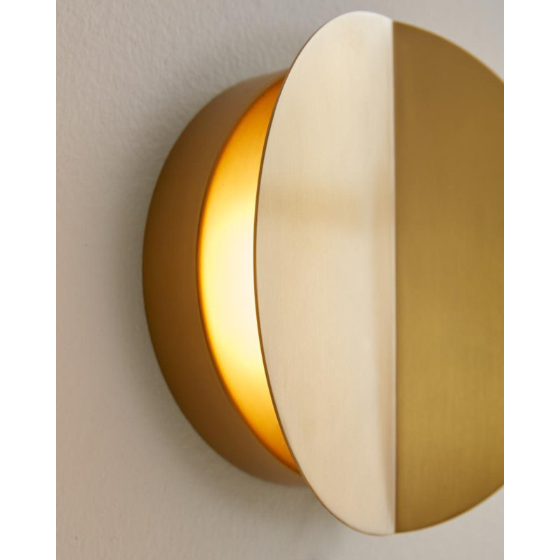 Small Sconce, Burnished Brass, Burnished Brass
