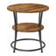 Rolande 22.1" W Round End Table with Storage Shelf-1377039876