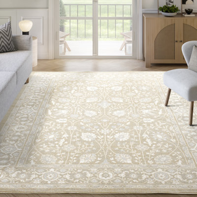 Tapis à motif floral oriental Abani Kyleigh DAL140A