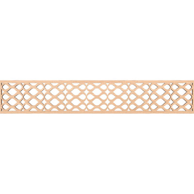 46 5/8"W x 8"H x 3/8"T Somerset Fretwork Moulding, Red Oak