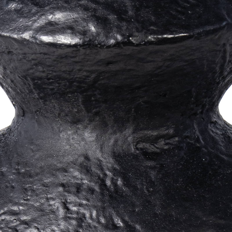 Poe 6" x 12" Textured Metal Artisanal Decorative Vase