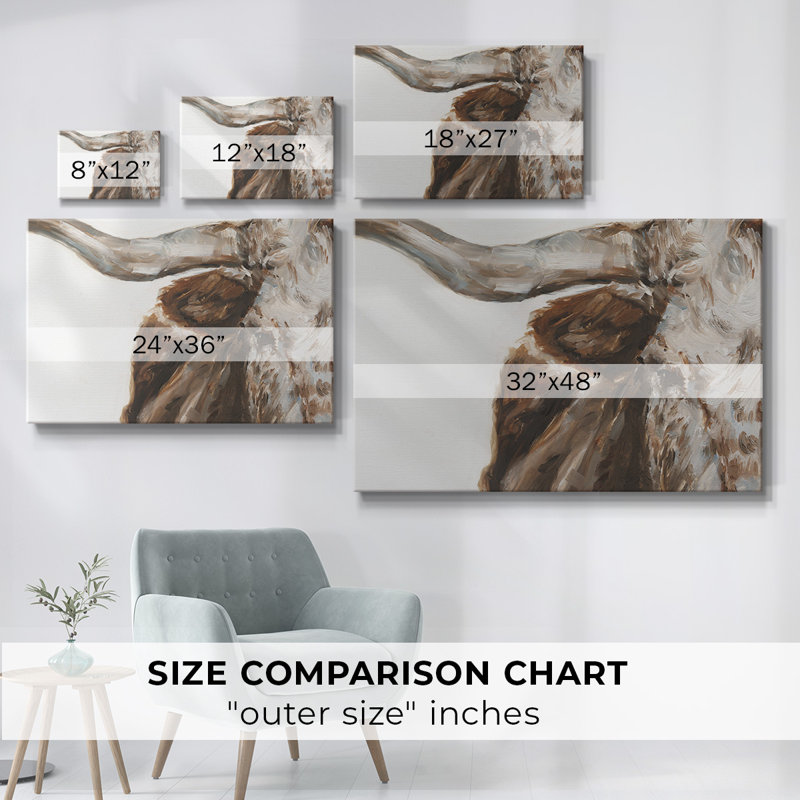 Toile tendue transparente I-Gallery Steer, H 24 po x l 36 po
