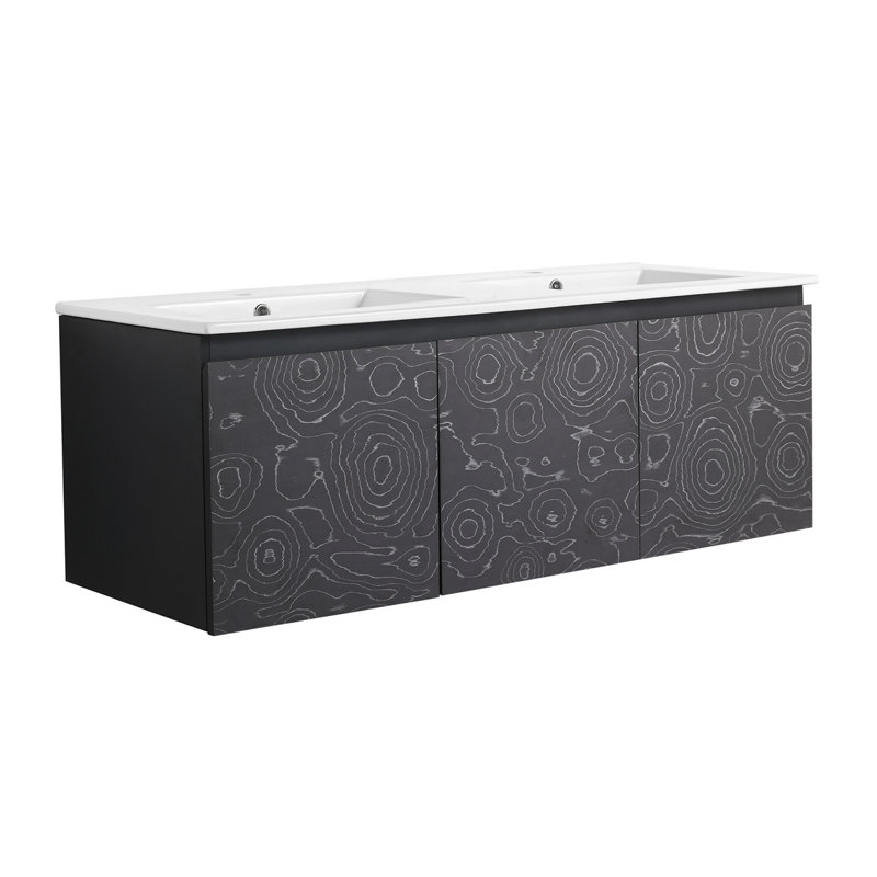 Floating Wall-Mounted Bathroom Vanity