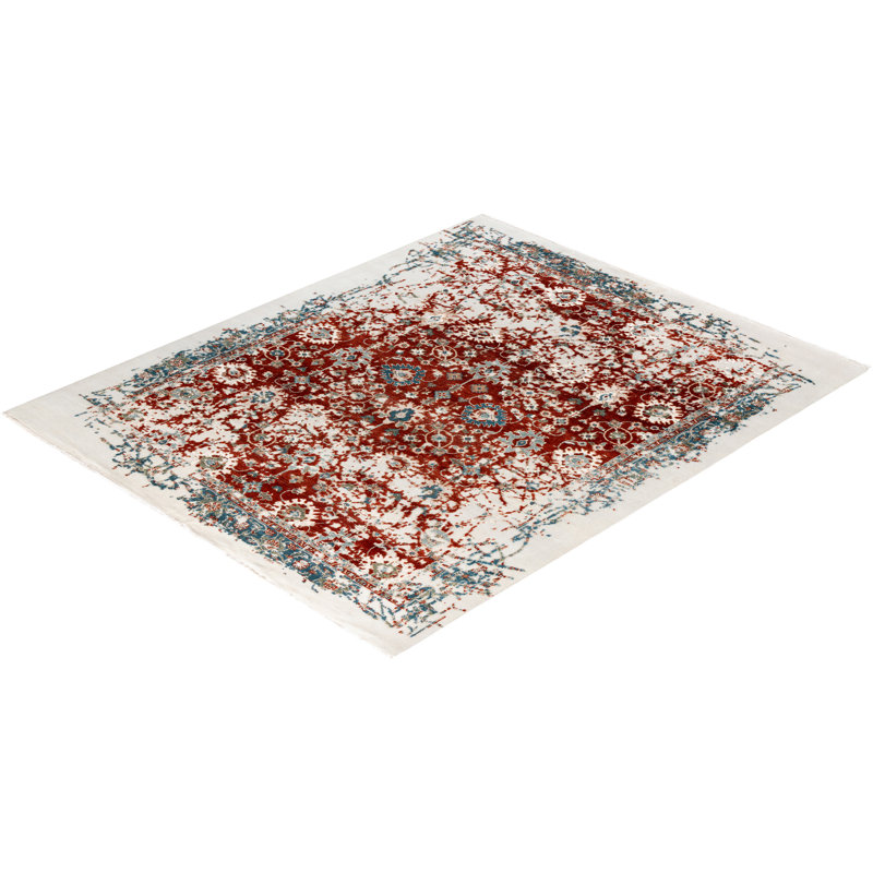Overdyed One-of-a-Kind 8'3" x 10'2" Hand Knotted Area Rug