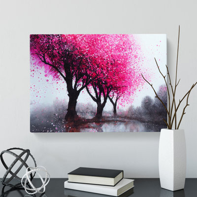 Showstopping Cherry Blossom Trees - Wrapped Canvas