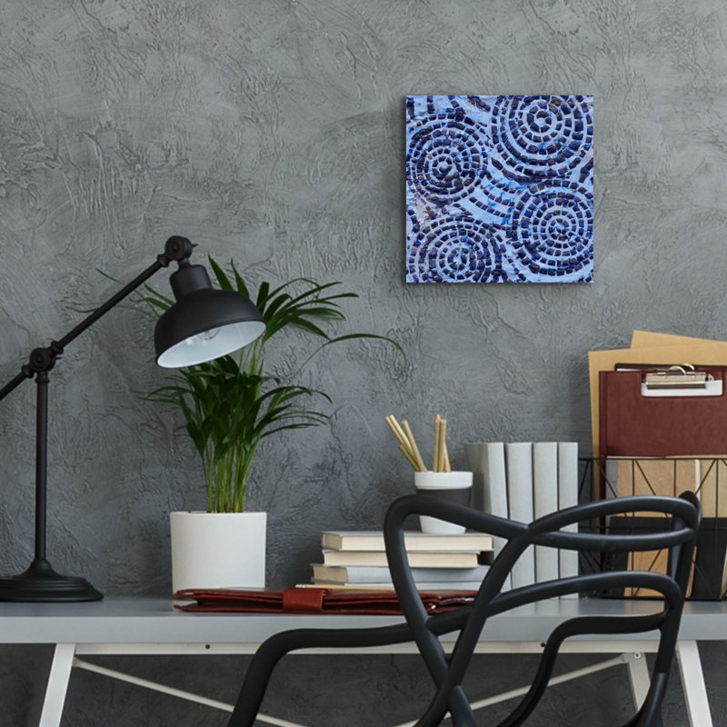 «Tempest 1» par Alicia Ludwig, art mural en verre acrylique, H 12 po x l 12 po x P 0,13 po