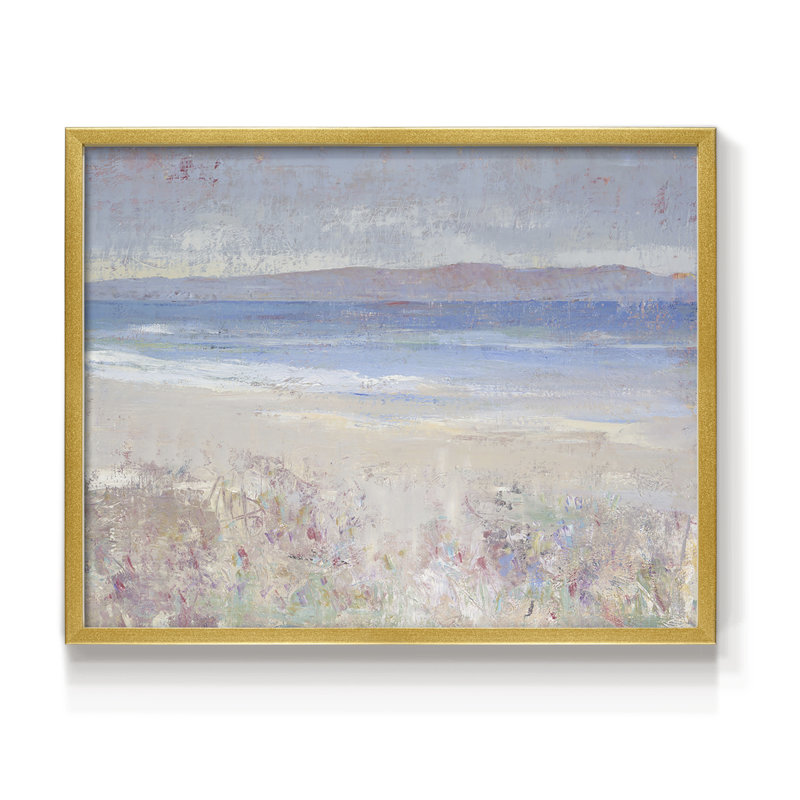 «Beach Textures I», reproduction encadrée, H 16 po x l 20 po