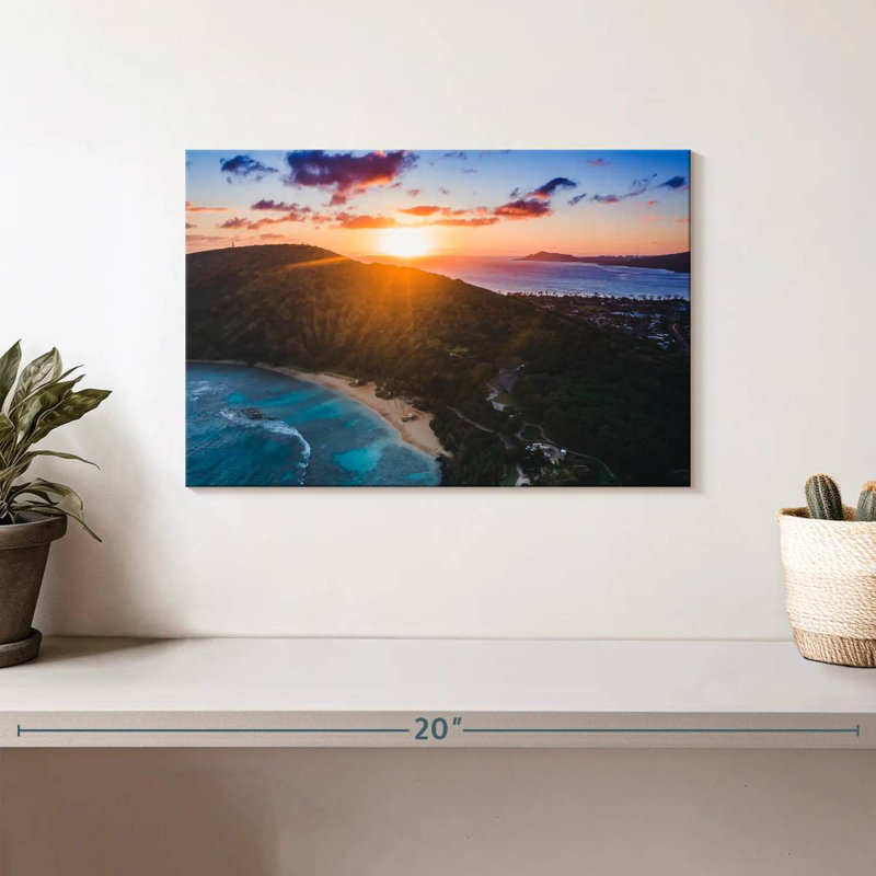 Coucher de soleil Gillard Hanauma Bay, H 8 po x l 12 po