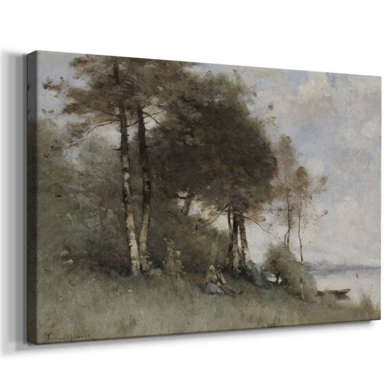 " Vintage Landscape -CDLXII ", 33" H x 49" W x 1.5" D, Wrapped Canvas