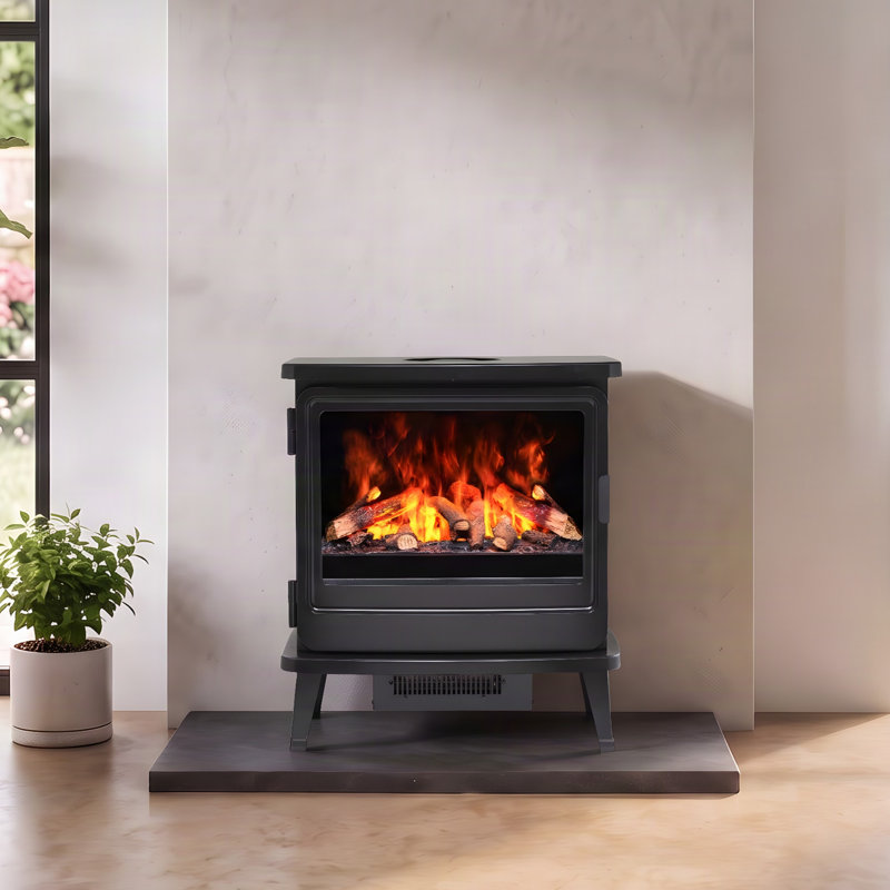 Dimplex 62 cm W Black Electric Stove with 6824 BTU