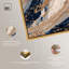 «River of Gold II», reproduction d'art sur toile, art par Bohème, cadre doré, 15 x 10-975415952-975415958