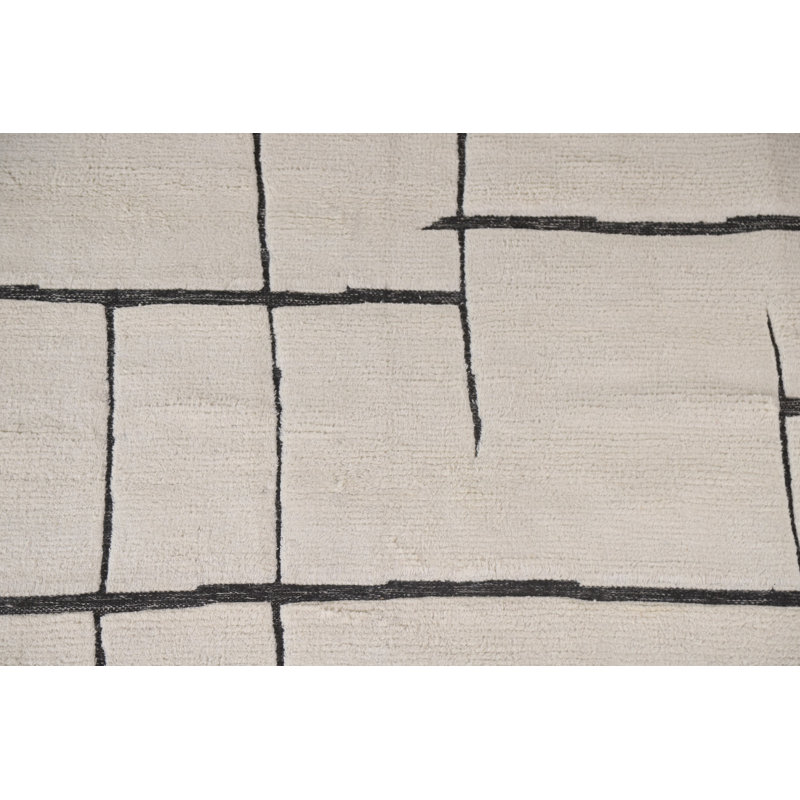 Tapis marocain moderne aux tons de terre 8 x 10