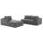 L-Shaped Chenille Sectional Sofa (Sectional)-1890368286