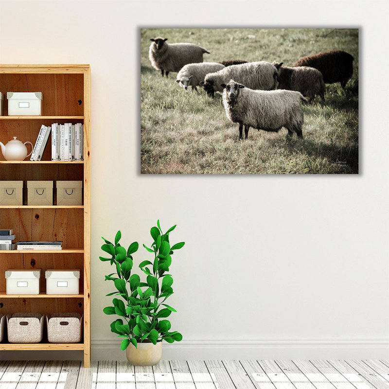Pâturages - reproduction d'art sur toile, H 40 po x l 60 po
