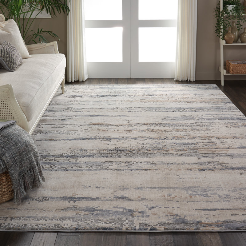 Abstract Indoor Rug, Rectangle 7'10" x 10'6"