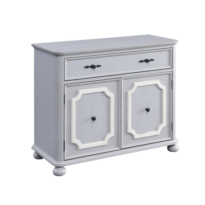 Martineau 2-Door Accent Cabinet in Gray