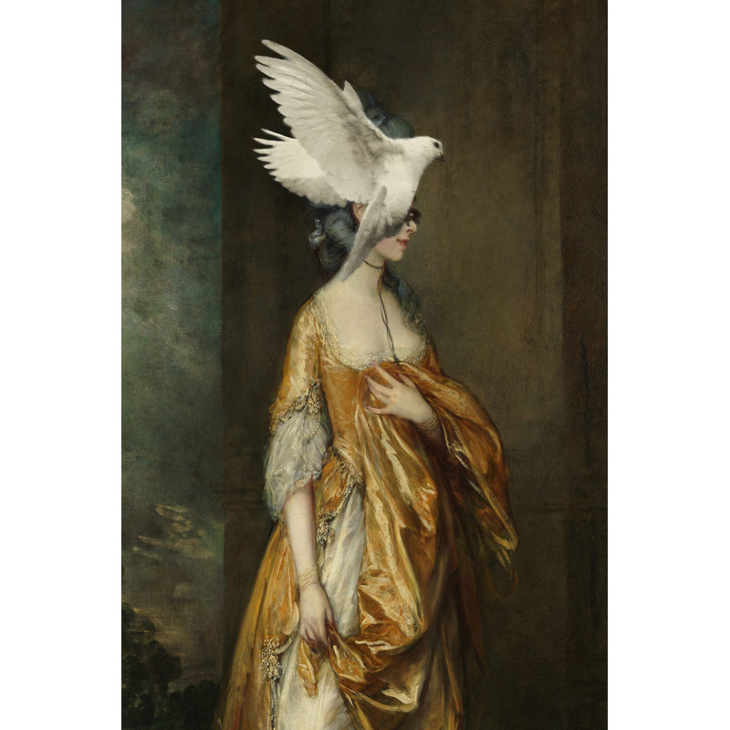 Flightless Bird II by Victoria Barnes - Wrapped Canvas Painting, 30cm H x 20cm W