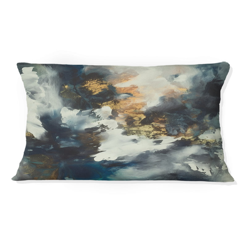Coussin décoratif Radiant Muse Émergence III - Peinture abstraite