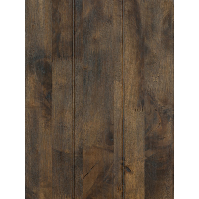 Meuble de salle à manger classique en bois d'hévéa massif brun classique