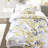 Fascinating Comforter With Bed Sheets - Queen Yellow Gray Leaf Show Comfortable Design