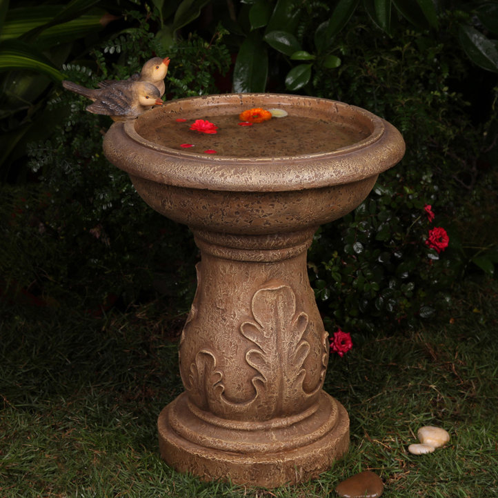 Mccaffrey Resin Birdbath