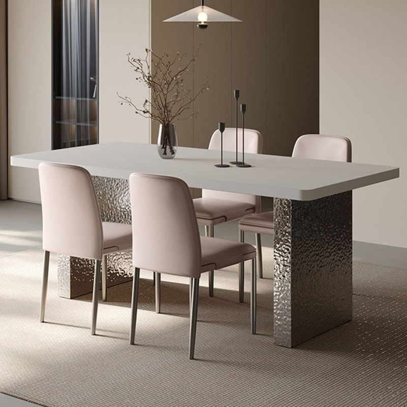 Table de salle à manger Beige, H 29,53 po x L 70,87 po x l 31,5 po
