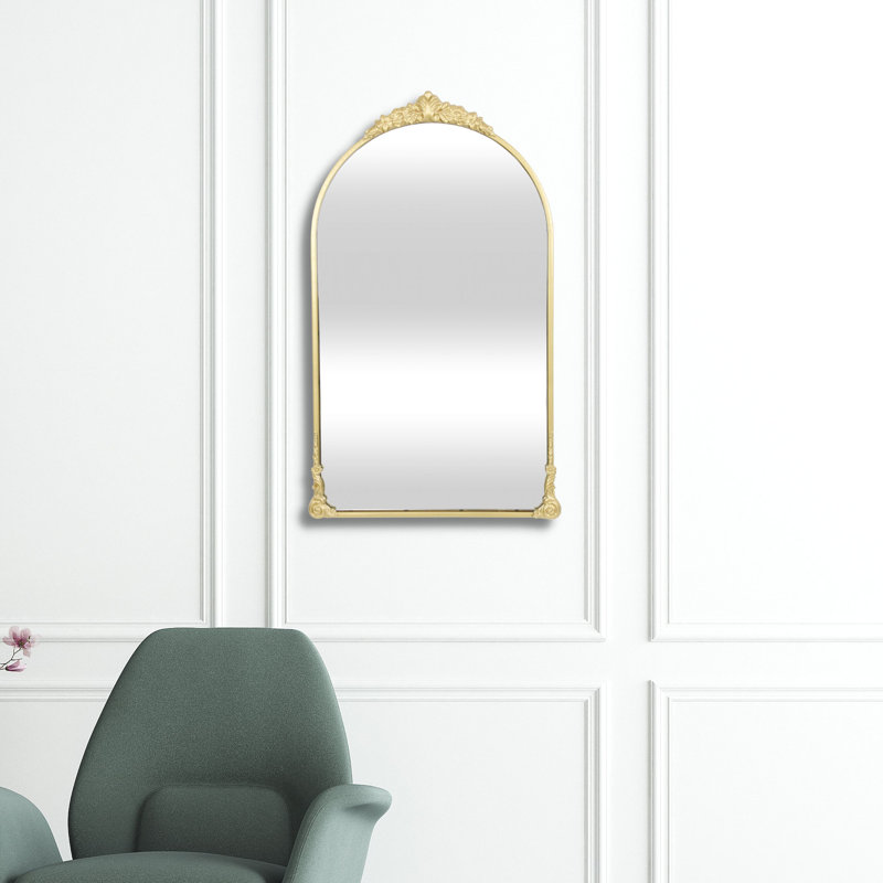 Amelita Arch Wall Mirror, Gold