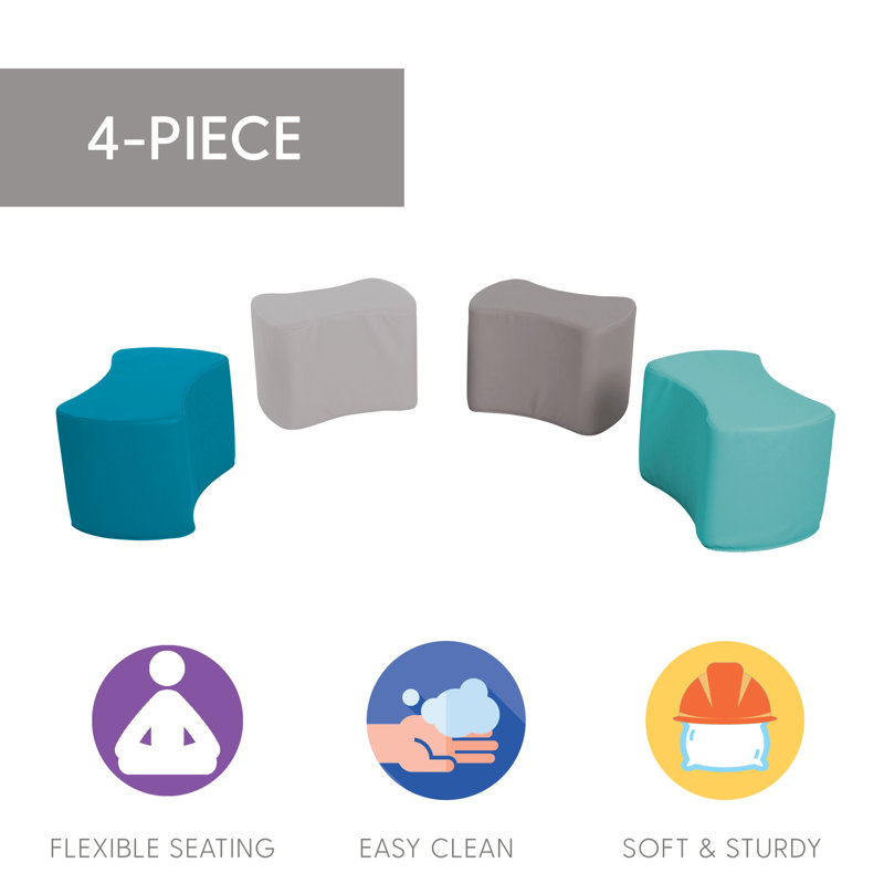 SoftScape Butterfly Seating, Contemporary, 12" H x 12" W x 17.75" D