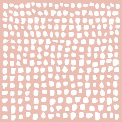 Lefebre Summer Sun Home Art Dots Pink by Summer Sun - Wrapped Canvas Print