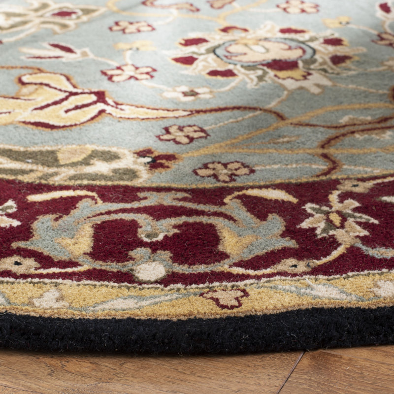 Balthrop Hand Tufted Wool Oriental Rug, Rectangle 4' x 6'