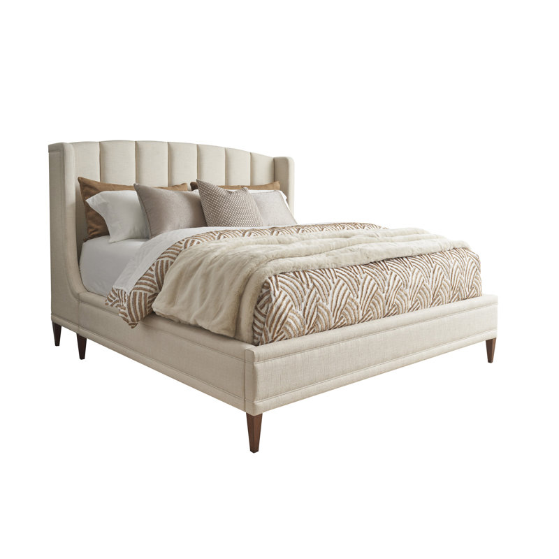Rendezvous Upholstered Wingback Bed, King